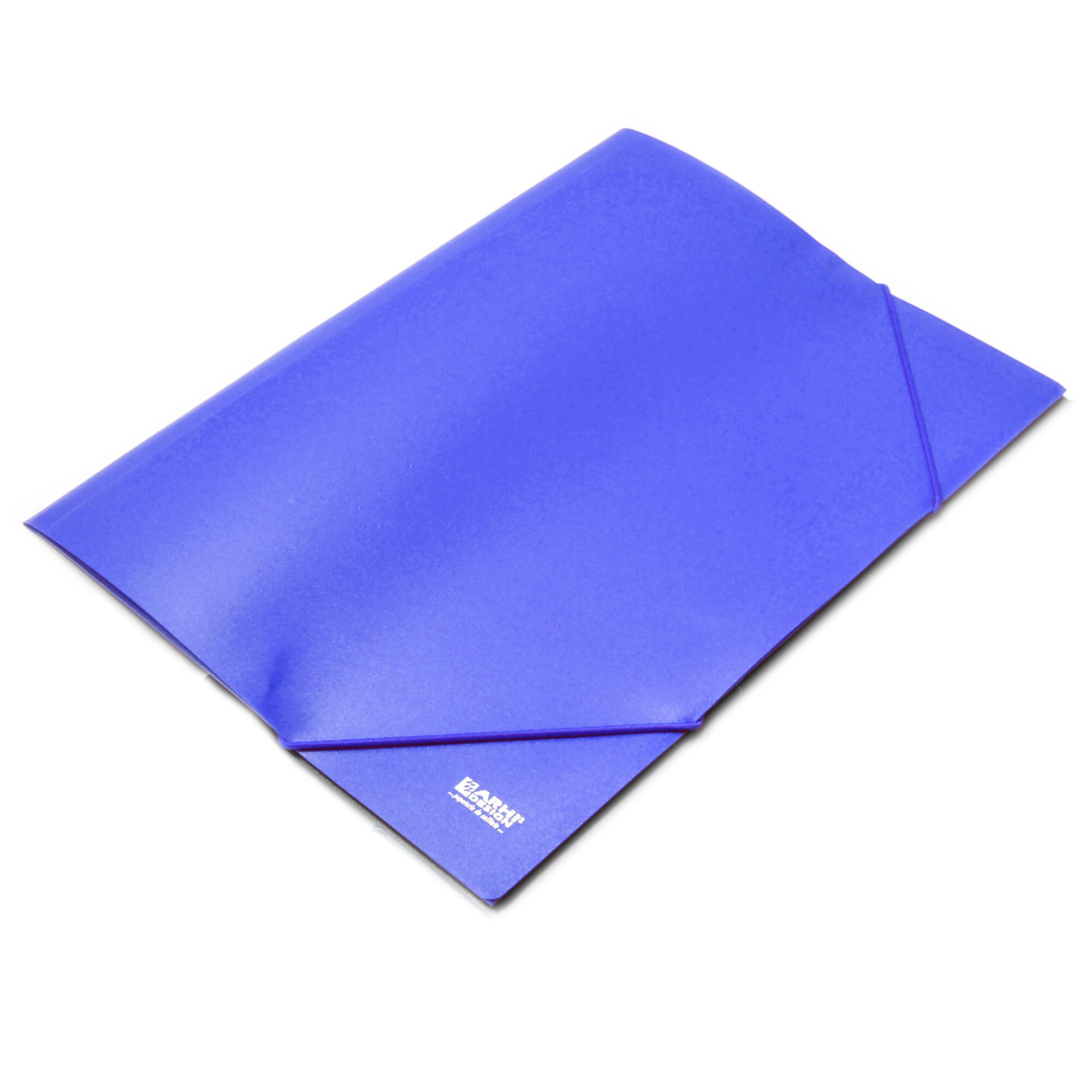 Mapa plastic Arhi Design, cu elastic, Albastru