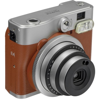 Camera foto instant Fujifilm Instax mini 90, Brown Camera foto instant Fujifilm Instax mini 90, Brown