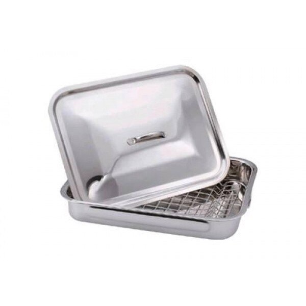 Tava pentru cuptor Blaumann, cu capac, Otel inoxidabil