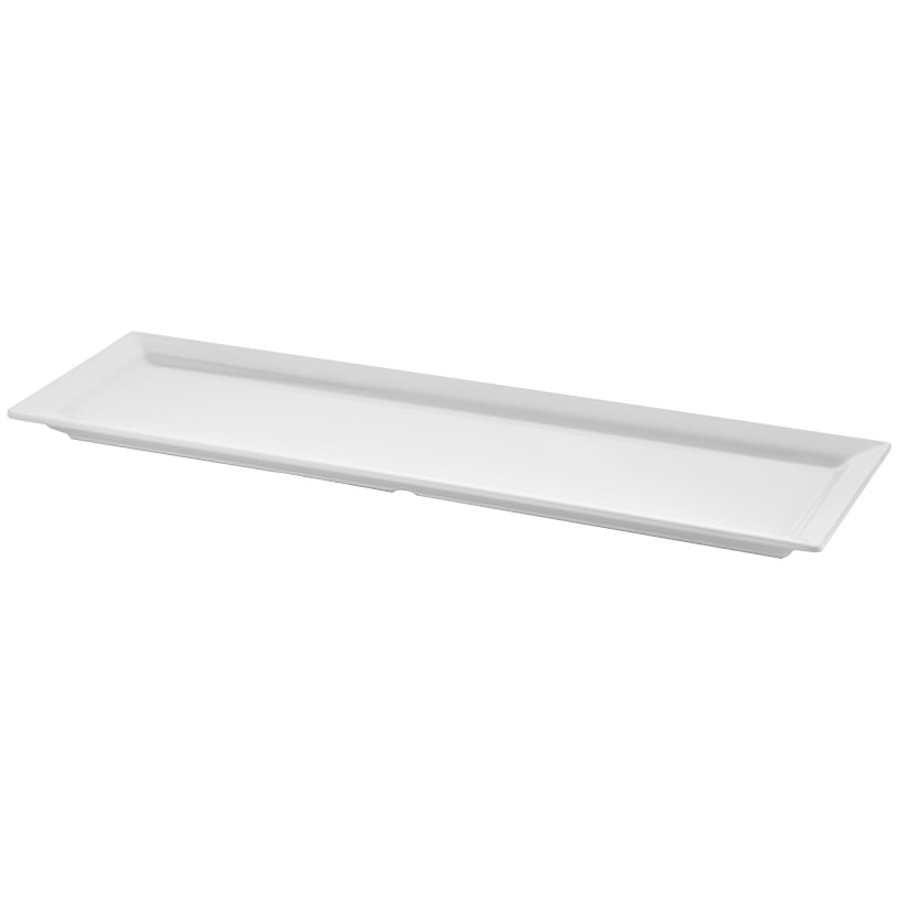 Platou din melamin RAKI Orta GN 2x4 26,5x16 cm culoare alba