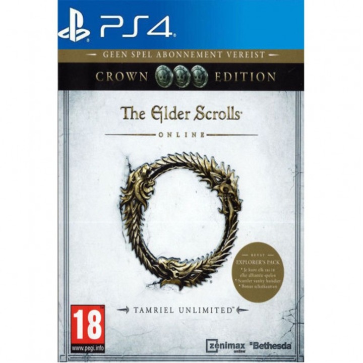 The Elder Scrolls Online: Tamriel Unlimited Crown Edition PS4 játékszoftver