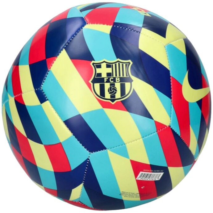 Minge fotbal Nike FC Barcelona Pitch, Rosu/Albastru, 5