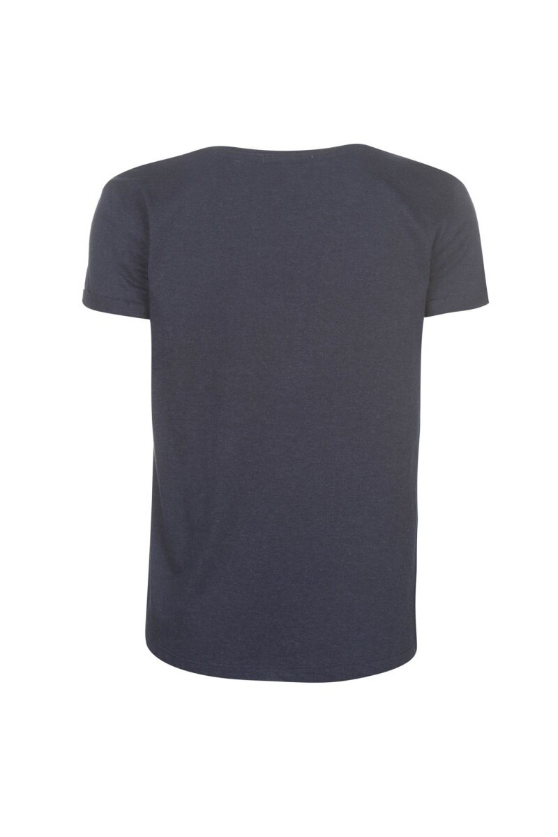 Tricou din bumbac Full Circle Crew, Albastru inchis, L