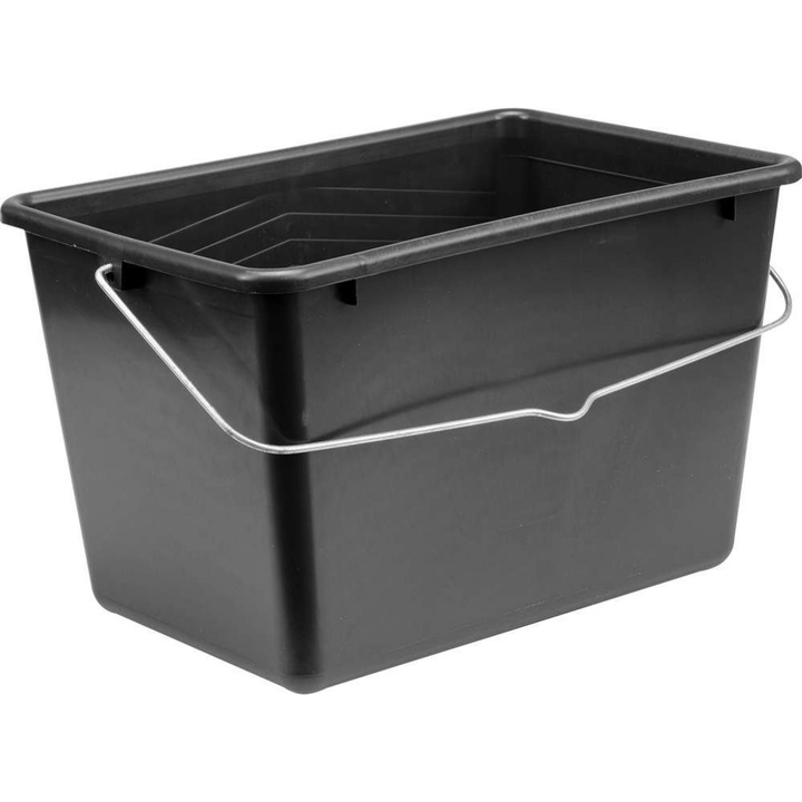 Пластмасова кофа за боядисване Vorel, 14 L, Черна