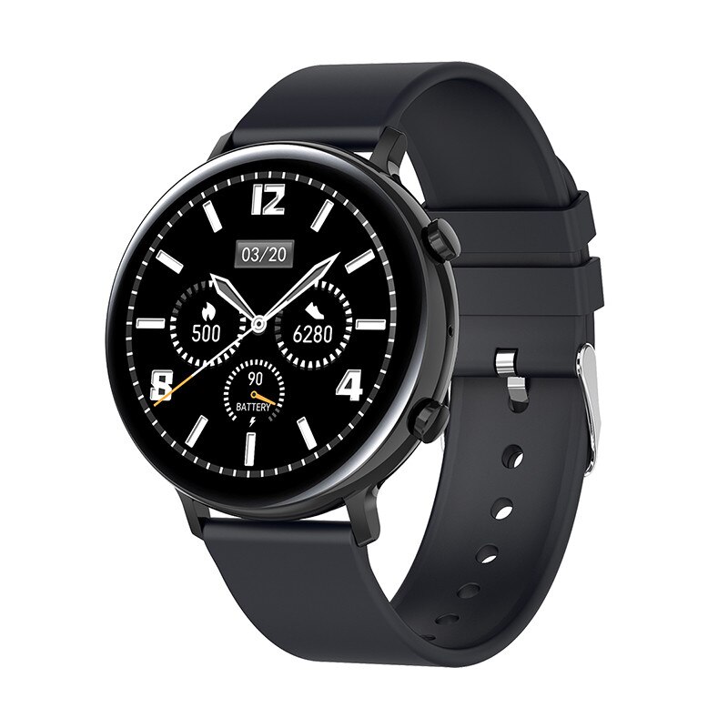 Ceas Smartwatch GW33, Full Color OLED display, Notificari Apeluri/SMS/Whatsapp/Facebook, Monitorizare oxigen din sange, puls si bataile inimii, Interfete multiple, Moduri Sport, diverse functii, Black