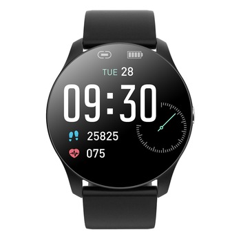 Ceas Smartwatch Techstar® R33, 1.08 inch IPS LCD , Bluetooth 4.0 + EDR, Monitorizare Somn, Puls, Respiratie, Tensiune, Notificari, Negru Ceas Smartwatch Techstar® R33, 1.08 inch IPS LCD , Bluetooth 4.0 + EDR, Monitorizare Somn, Puls, Respiratie, Tensiune, Notificari, Negru
