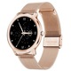 Ceas inteligent Smartwatch pentru femei SOLTOY® R18, Full Color OLED display, Ultra Subtire, Notificari Apeluri/SMS/Whatsapp/Facebook, Monitorizare puls si bataile inimii, Interfete multiple, meniu in limba romana, diverse functii, auriu metal