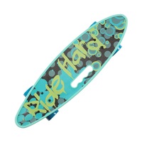 skateboard portabil ride hard roti luminoase abec-7 aluminiu albastru 59x165 cm imagen 21_0_
0