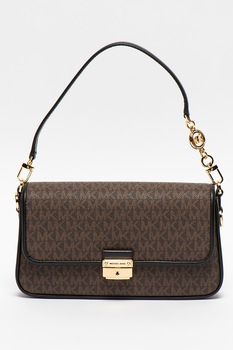 Michael Kors, Geanta convertibila din piele ecologica cu bareta de umar Bradshaw, Maro inchis Michael Kors, Geanta convertibila din piele ecologica cu bareta de umar Bradshaw, Maro inchis
