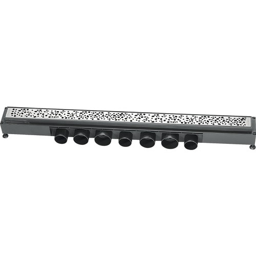 Rigola dus cu gratar din otel inoxidabil, Wirquin I, 80 cm