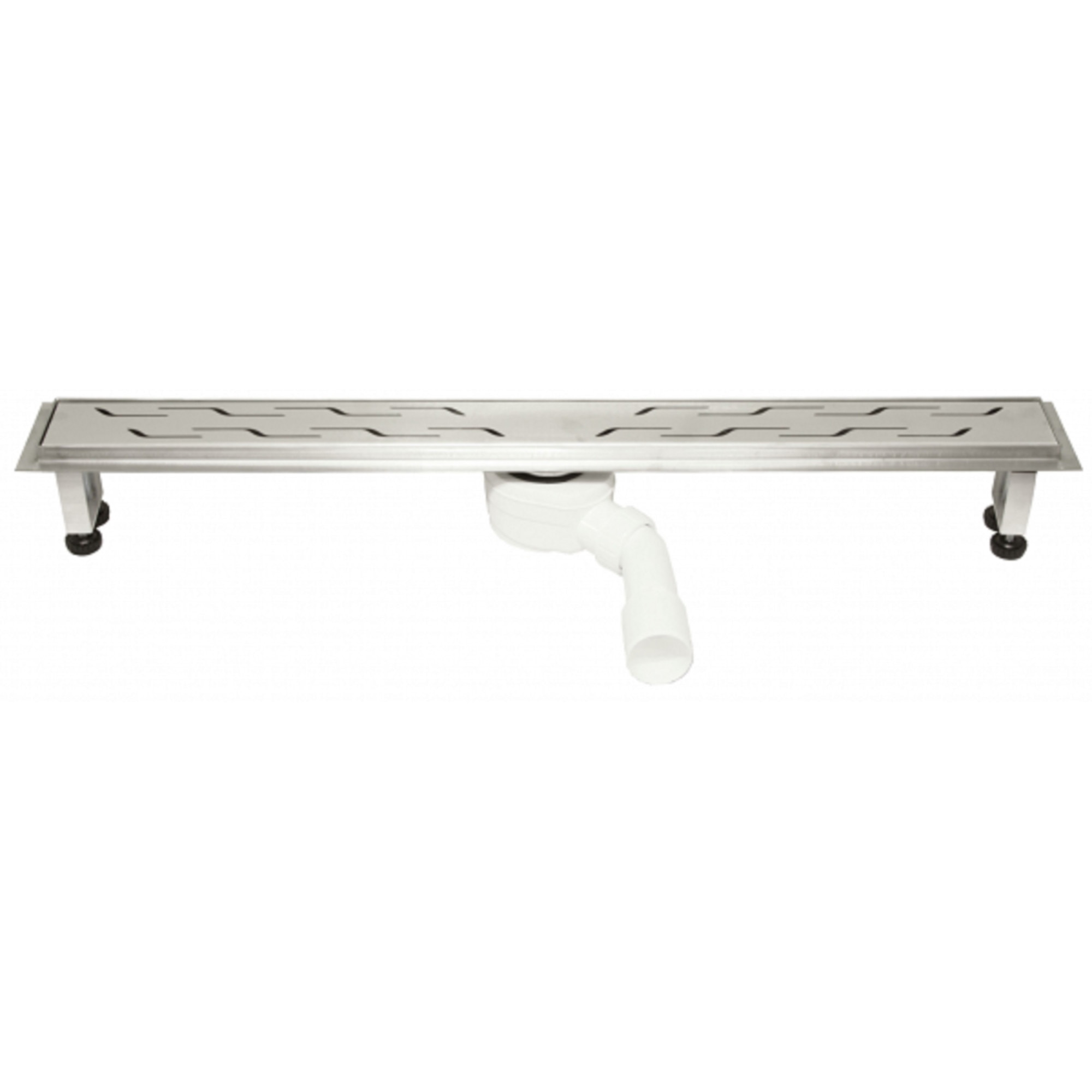 Rigola dus inox, FERRO OL80, L 800 mm cu model grila 