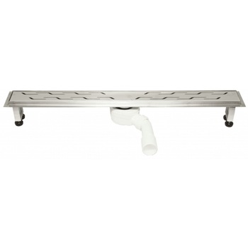 Rigola dus inox, FERRO OL70, L 700 mm cu model grila  Rigola dus inox, FERRO OL70, L 700 mm cu model grila