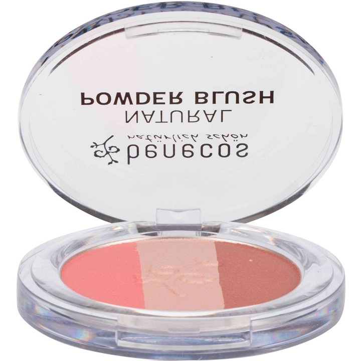 Fard de obraz blush natural trio Fall in Love 5.5 g Benecos