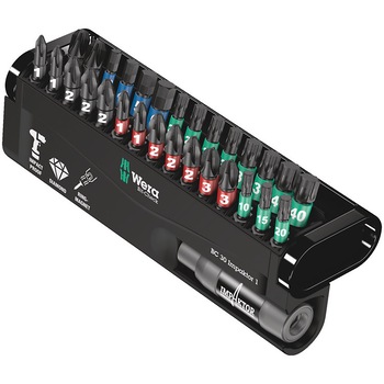 Set de biti Bit-Check 30 Impaktor 1, 30 de piese, Wera Set de biti Bit-Check 30 Impaktor 1, 30 de piese, Wera