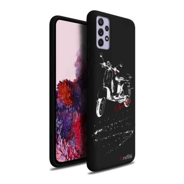 Калъф за телефон Samsung Galaxy A72 / A72 5G - силиконов кейс Graffiti No.184 шарка
