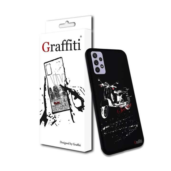 Калъф за телефон Samsung Galaxy A53 5G - силиконов кейс Graffiti No.184 шарка