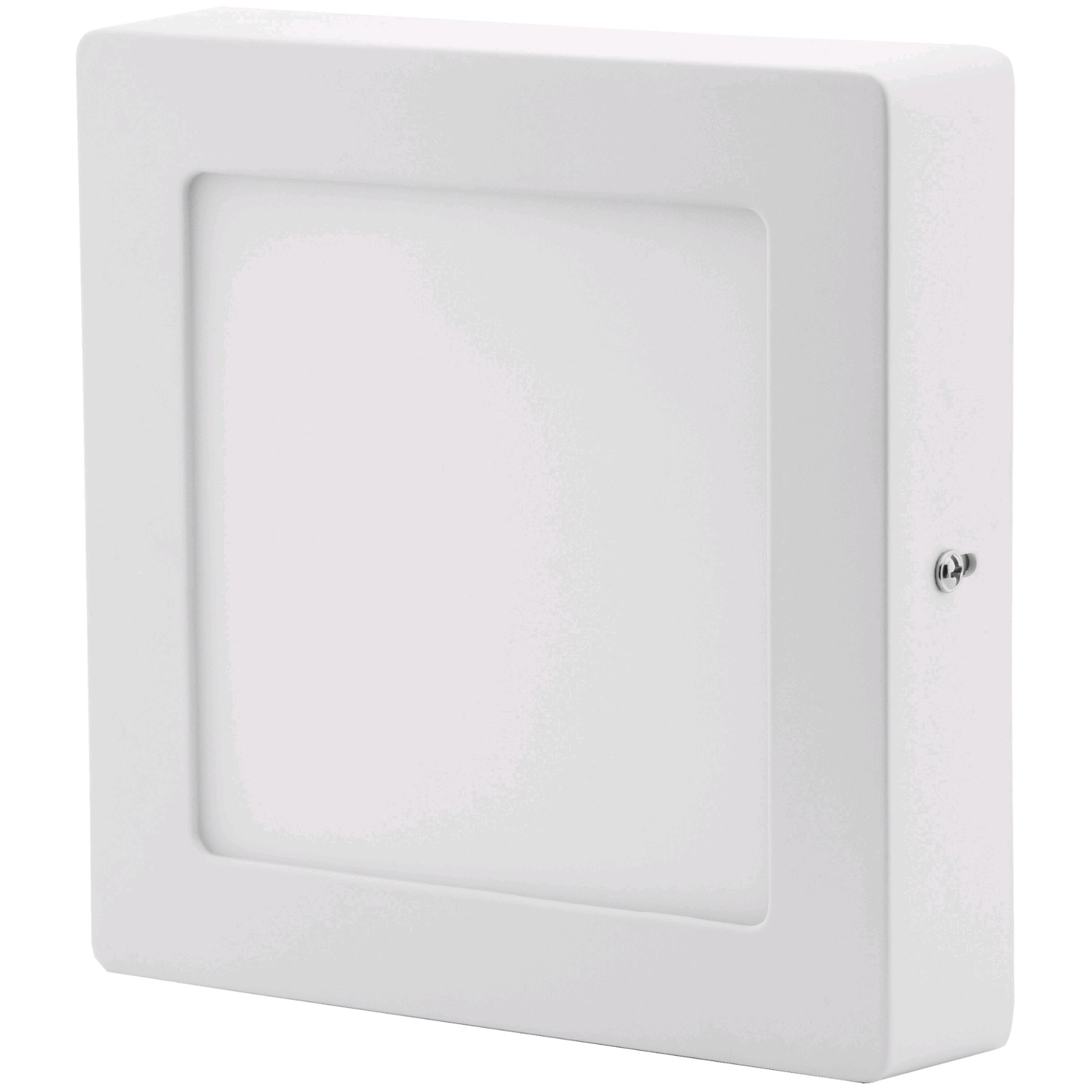 Plafoniera cu LED 18W, patrata, lumina rece, aplicabila, Avide