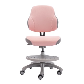 Scaun birou ergonomic pentru copii Kring Griffin, spatar si sezut reglabil, mesh, Roz Scaun birou ergonomic pentru copii Kring Griffin, spatar si sezut reglabil, mesh, Roz