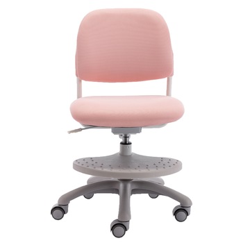 Scaun birou ergonomic pentru copii Kring Pepper, mesh, Roz Scaun birou ergonomic pentru copii Kring Pepper, mesh, Roz