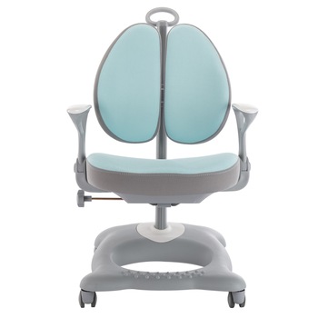 Scaun birou ergonomic pentru copii Kring Mike, spuma cu memorie, sezut, spatar si brate reglabile, Blue Scaun birou ergonomic pentru copii Kring Mike, spuma cu memorie, sezut, spatar si brate reglabile, Blue