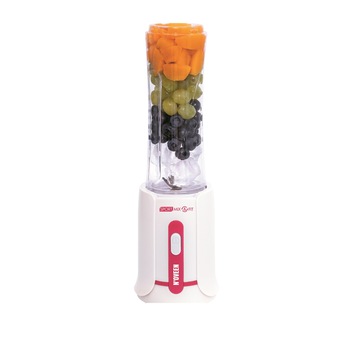 Blender, Noveen, Sport Mix & Fit SB230, Alb/Roz, 600 ml, 300 W Blender, Noveen, Sport Mix & Fit SB230, Alb/Roz, 600 ml, 300 W