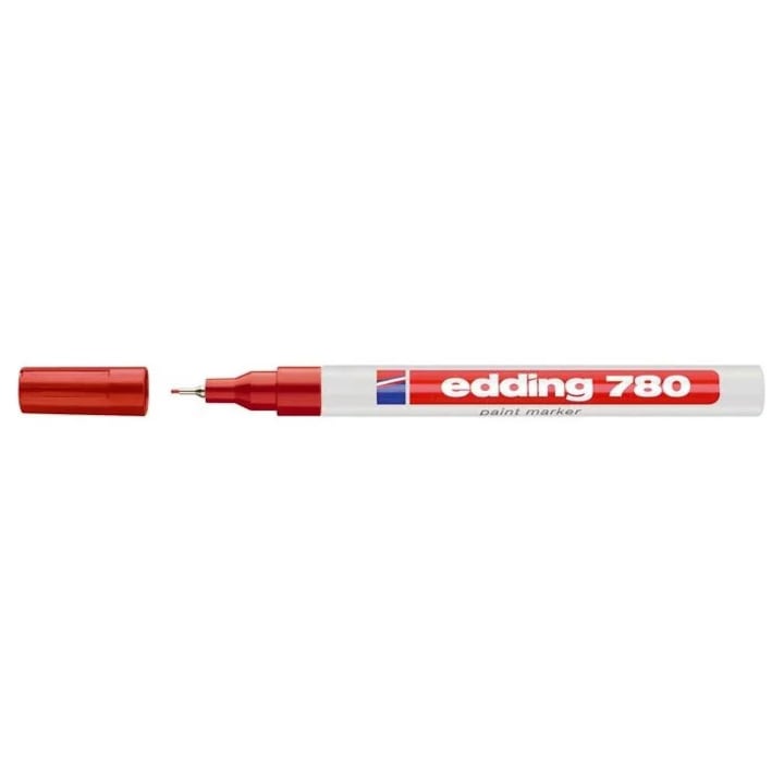 Маркер, Edding, 0,8 мм, червен