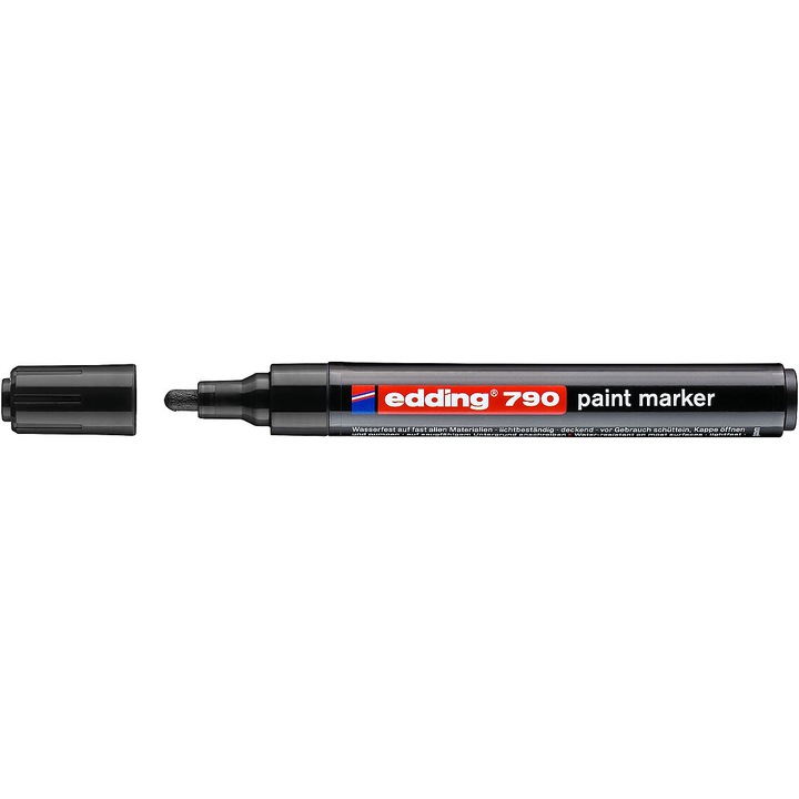 Edding 790 Lakkfilc, 2-3 mm, Fekete