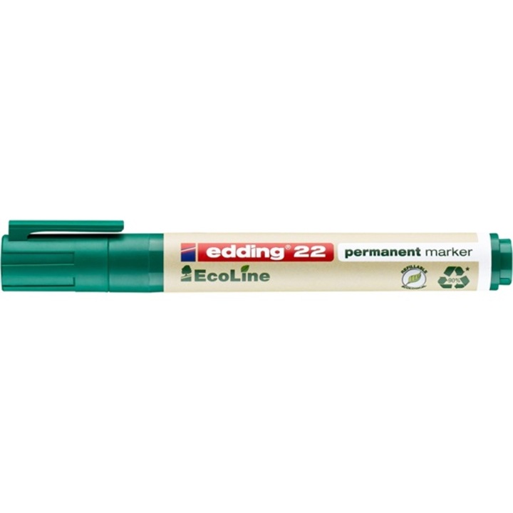 Marker, Edding, 22 Ecoline, Pasla alcoolica, 1-5 mm, Verde