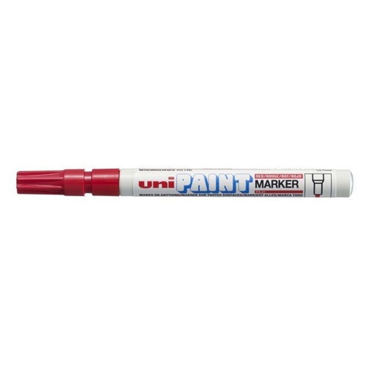 Маркер Uni PX-21, 0.8-1.2 mm, Червен