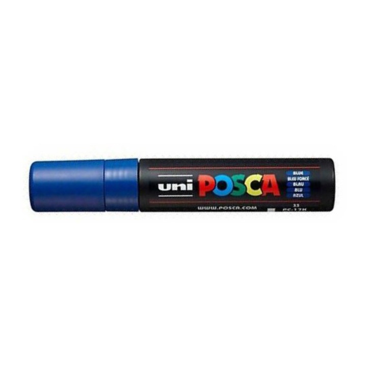 Маркер Uni POSCA PC-17K, 17 mm, син