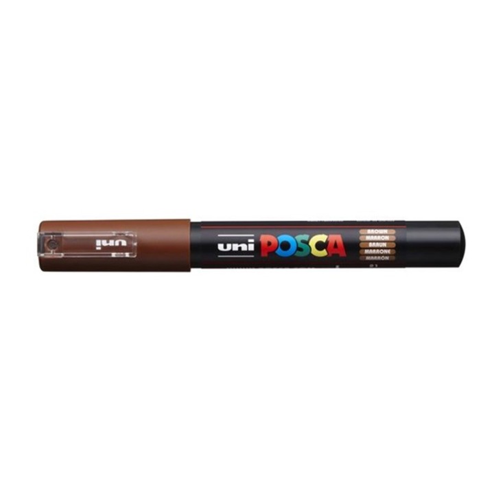 Uni POSCA PC-1M филц, 0.7-1 mm, кафяв