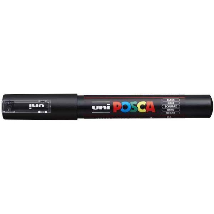 Uni POSCA PC-1M филц, 0.7-1 mm, черен