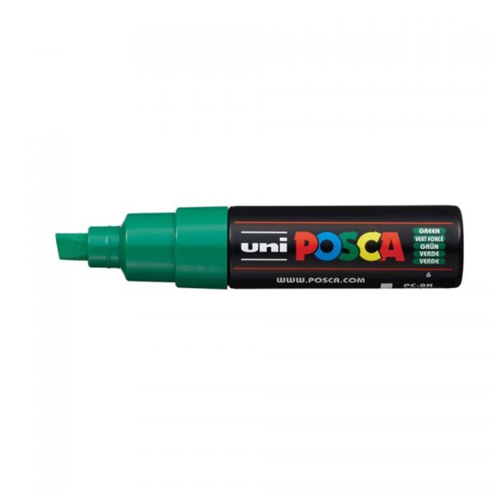 Uni POSCA PC-8K маркер, 8 мм, зелен