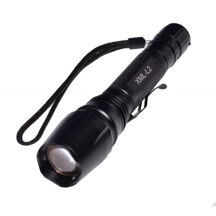 Професионален фенер с акумулаторни батерии 18650 3,7V Li-ion XML L2 5W