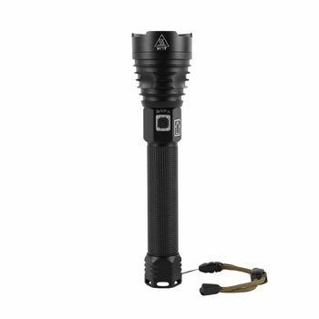 Lanterna Profesionala de mare putere cu LED si 2 acumulatori 26650, 6800 mAh Pedavo Lanterna Profesionala de mare putere cu LED si 2 acumulatori 26650, 6800 mAh Pedavo