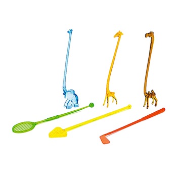 Set 10 Betisoare plastic cocktail diverse forme, Radar 50212 Set 10 Betisoare plastic cocktail diverse forme, Radar 50212