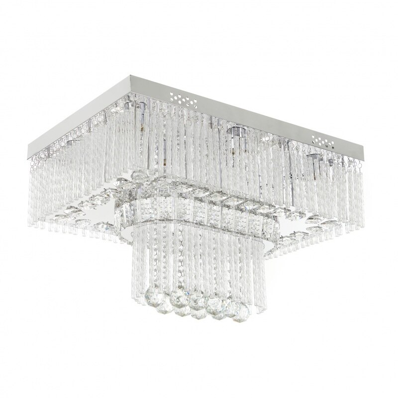 Plafoniera Nairobi, chrom, led rgb+8xe27, 2317/60 ch