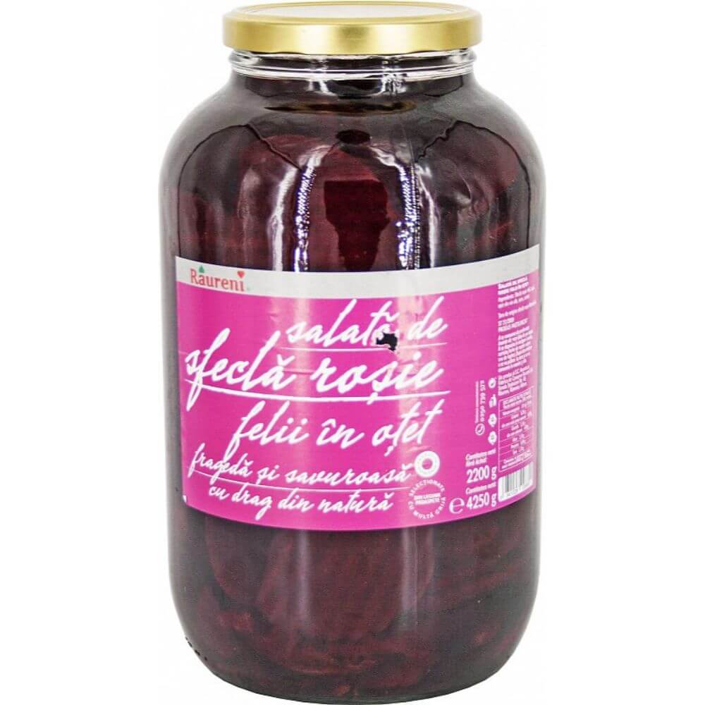 Salata Sfecla Rosie in Otet Raureni, 4250 g