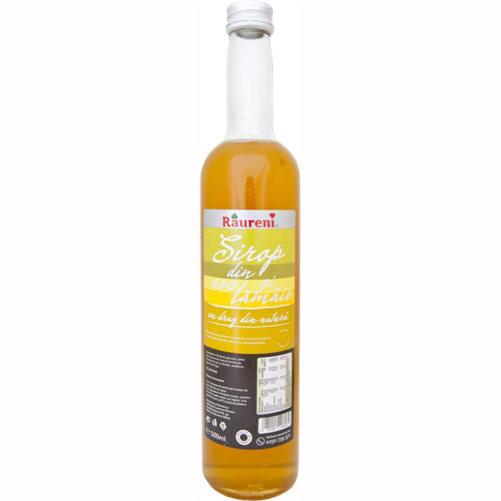 Sirop de Soc cu Lamaie Raureni, 500 ml