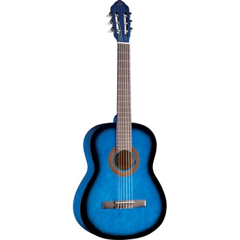 Chitara clasica 4/4 Eko CS10-BLU, Corzi din nailon, Carcasa inclusa, Albastru Chitara clasica 4/4 Eko CS10-BLU, Corzi din nailon, Carcasa inclusa, Albastru