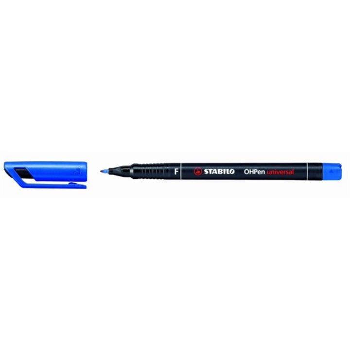 STABILO OHPen F Флумастер, 0.7 mm, син