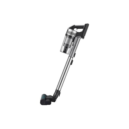 Aspirator vertical Samsung Jet 90 Complete VS20R9046T3/GE, 0.8l, Multi Cyclone, 21.9V, 550W, Baterie Li-Ion, Z-Station, Sistem filtrare 99.999%, Perie covoare, Perie parchet/gresie, Mini perie Pet, Motor Digital Inverter, Tub telescopic, Autonomie 60 min