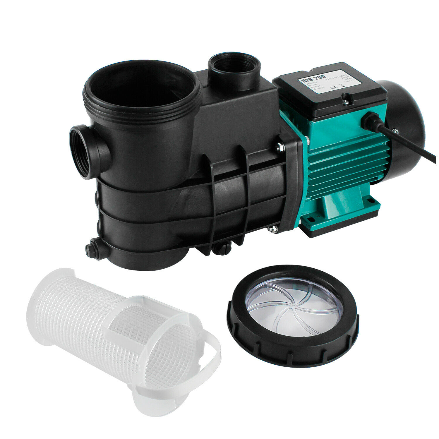 Помпа за басейн HZS-200, 230 V, 200 W - eMAG.bg