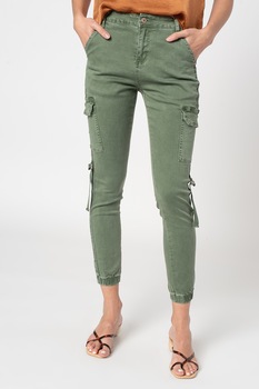 Haily's, Pantaloni skinny cargo Caro, verde feriga, verde pal Haily's, Pantaloni skinny cargo Caro, verde feriga, verde pal
