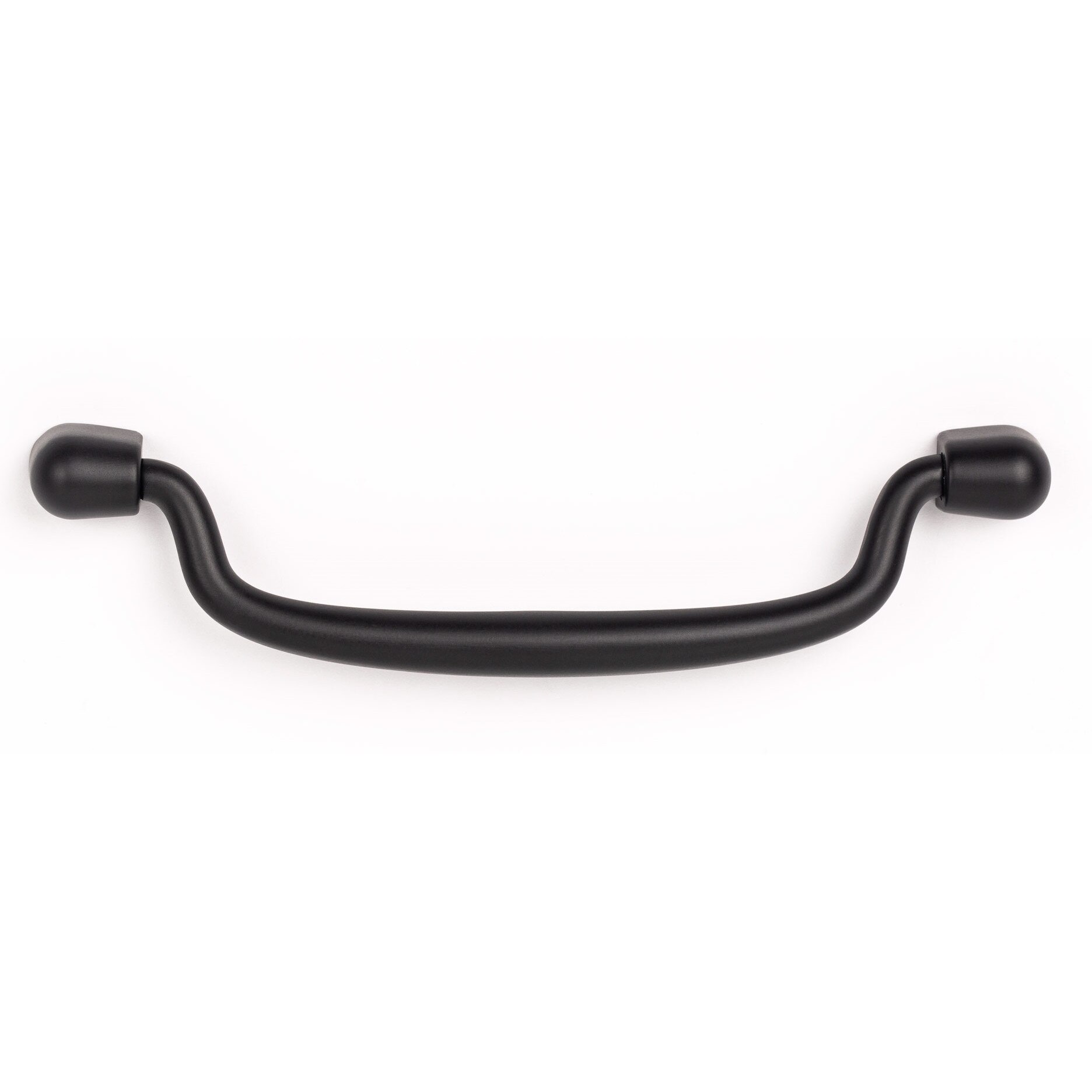 Maner pentru mobila Pendant, finisaj negru mat, L138.4 mm
