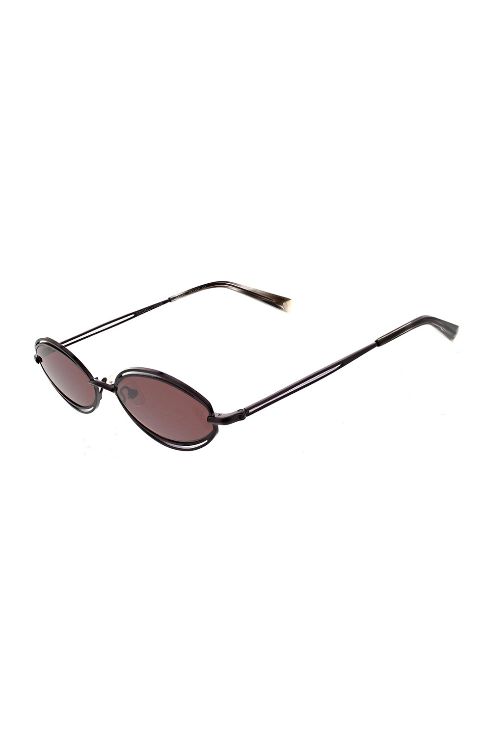 Kendall + Kylie, Ochelari de soare ovali cu rama metalica Banks, Negru, 54-18-145 Standard