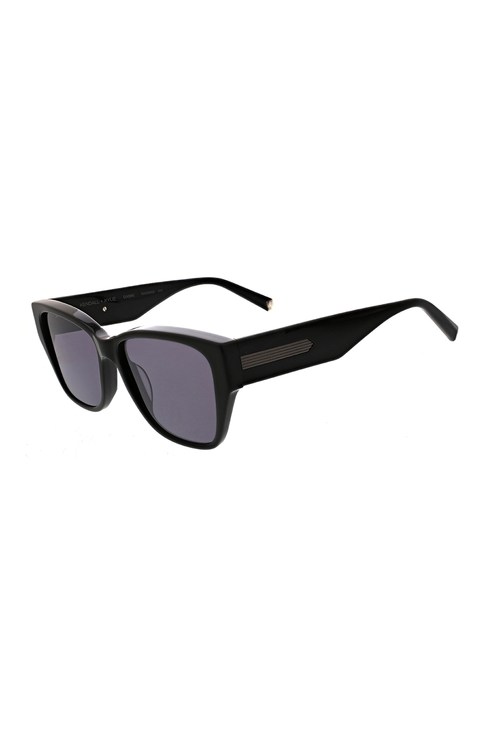 Kendall + Kylie, Ochelari de soare dreptunghiulari, Negru, 56-16-145 Standard