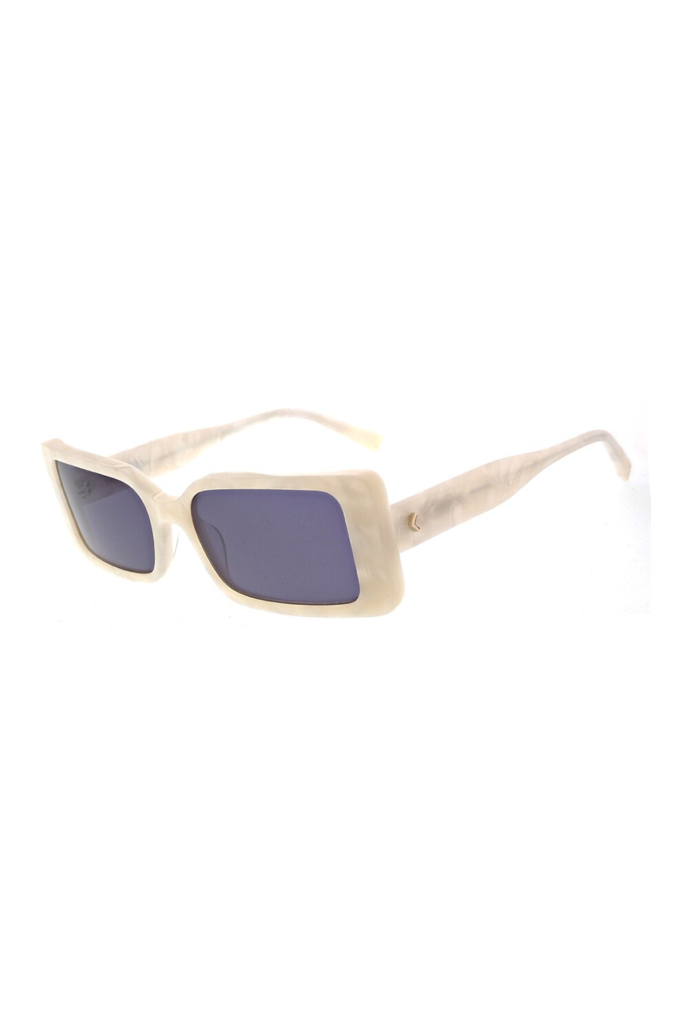 Kendall + Kylie, Ochelari de soare dreptunghiulari cu model supradimensionat, Bej, 54-17-145 Standard