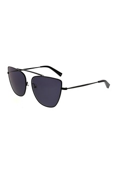 Kendall + Kylie, Ochelari de soare butterfly cu lentile uni, Negru, 59.5-15-140 Standard Kendall + Kylie, Ochelari de soare butterfly cu lentile uni, Negru, 59.5-15-140 Standard