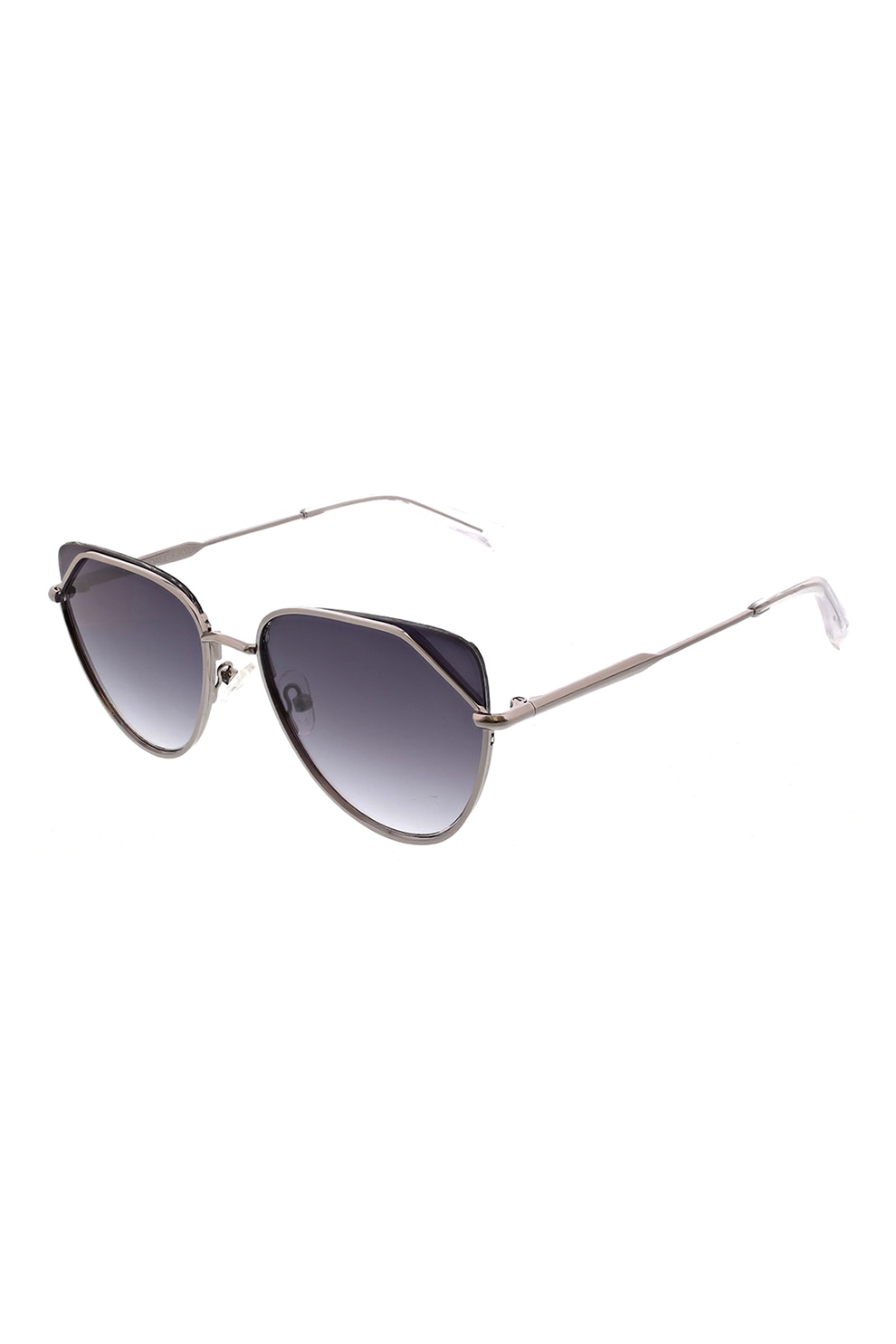 Kendall + Kylie, Ochelari de soare cu rama metalica, Argintiu inchis, 55-18-140 Standard